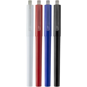 Gerecyclede PET plastic gelpen - Rood