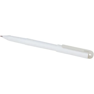 Gerecyclede PET plastic gelpen - Wit