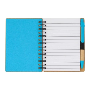 Glad notitieboekje Smile - Blauw