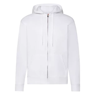 FOTL Zip Through Hooded Sweatshirt - Wit