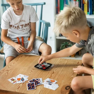 Magnetisch tic-tac-teen spel - Zwart