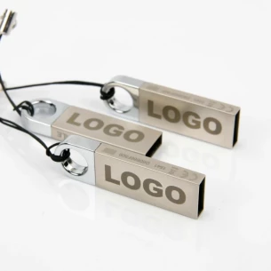 USB-stick Rond 16Gb - Zilver