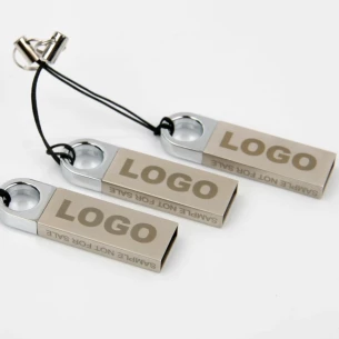 USB-stick Rond 16Gb - Zilver