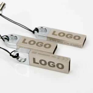 USB-stick Rond 16Gb - Zilver