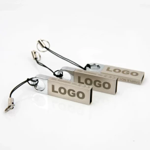 USB-stick Rond 16Gb - Zilver