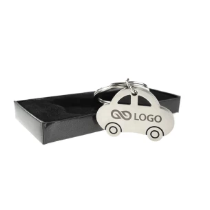 Auto sleutelhanger - Zilver