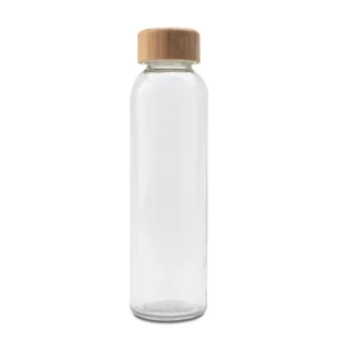 Zuiver glazen fles