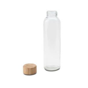 Zuiver glazen fles