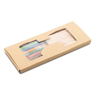 Kleur de wereld kleurset - Beige