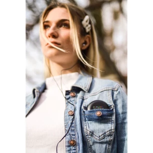 Hoofdtelefoon in etui Enlive - Grijs