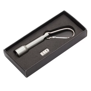 Selecteer LED zaklamp sleutelhanger - Grafiet