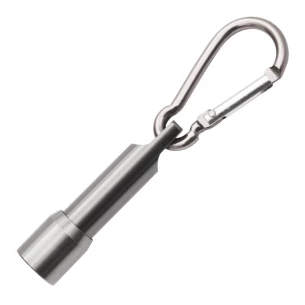 Selecteer LED zaklamp sleutelhanger - Grafiet