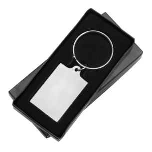 Visibile metalen sleutelhanger - Zilver