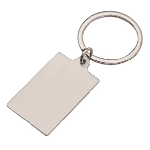 Visibile metalen sleutelhanger - Zilver