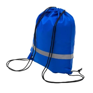 Sporttas met reflecterende tape - blauw