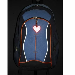 Hart reflecterende sleutelhanger