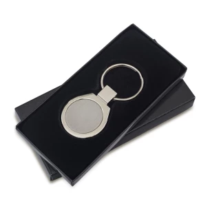 Metalen Promo sleutelhanger - Zilver