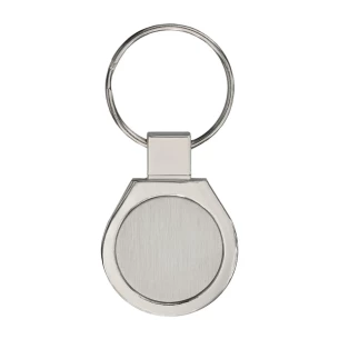 Metalen Promo sleutelhanger - Zilver