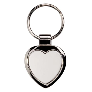 Stout Hart metalen sleutelhanger - Zilver