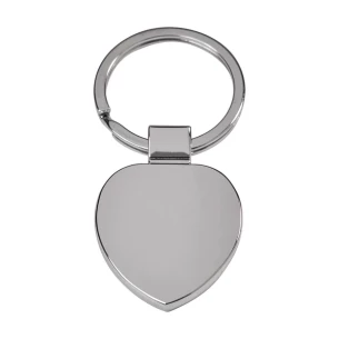 Stout Hart metalen sleutelhanger - Zilver