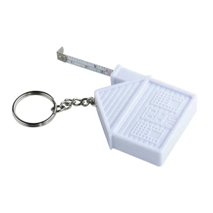 Meetsleutelhanger 2 m -Wit