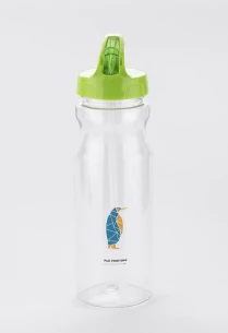 Drinkfles met rietje TRANCE - heldergroen