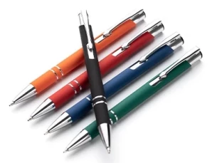 Cosmo Rubber balpen - Blauw