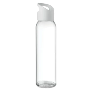 Glazen fles Praag - Wit