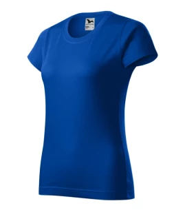 Basic T-shirt voor dames - Blauw