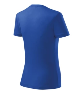 Basic T-shirt voor dames - Blauw