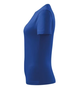 Basic T-shirt voor dames - Blauw