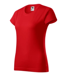 Basic T-shirt voor dames - Rood