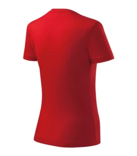 Basic T-shirt voor dames - Rood