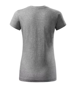 Basic dames-T-shirt - Donkergrijs