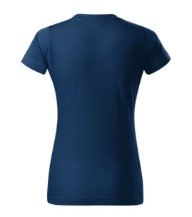 Basic dames-T-shirt - Donkerblauw
