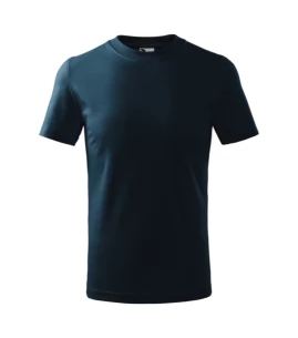 Basic T-shirt voor kinderen - marineblauw
