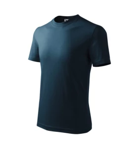 Basic T-shirt voor kinderen - marineblauw