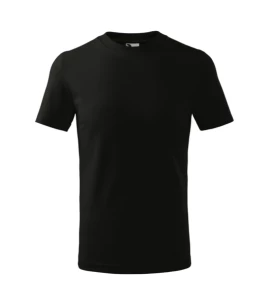 Basic T-shirt voor kinderen - Zwart
