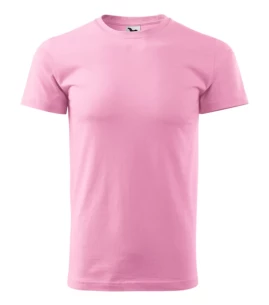 Basic heren-T-shirt - Lichtroze