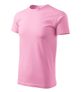 Basic heren-T-shirt - Lichtroze