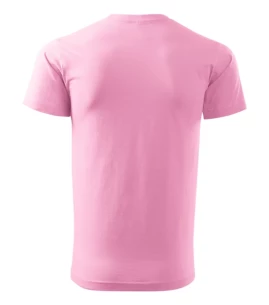 Basic heren-T-shirt - Lichtroze