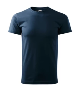 Heren Basic T-shirt - Marineblauw