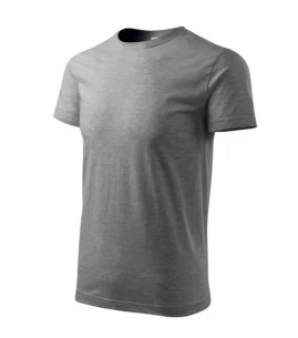 Heren Basic T-shirt - Donkergrijs