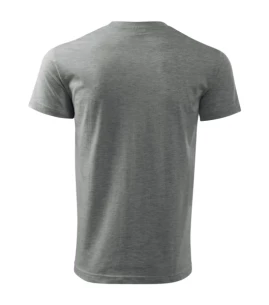Heren Basic T-shirt - Donkergrijs