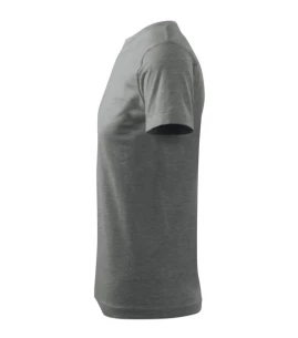 Heren Basic T-shirt - Donkergrijs