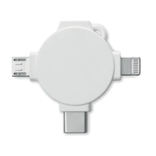 3-in-1 kabeladapter - LIGO CABLE - wit