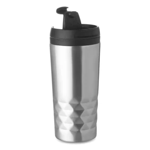 Thermosbeker - TAMPAS - mat zilver