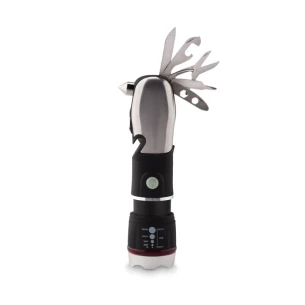 Multifunctionele zaklamp - HAMLIGHT - Zwart