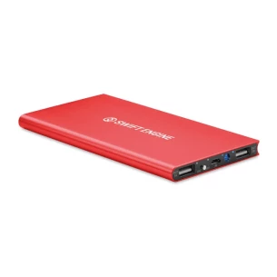 Powerbank 8000mAh - POWERFLAT8 - Rood