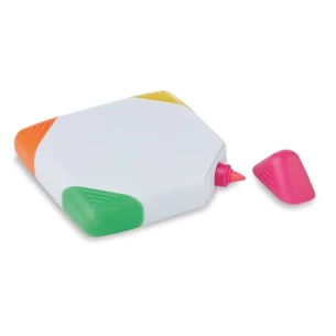 Vierkante markeerstift - SQUARIE - wit